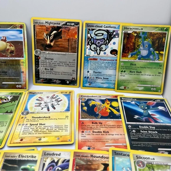 Vintage 5.8oz Pokemon Card Lot Years 2003-2010 - Picture 3 of 7